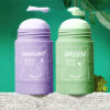 Green Eggplant Face Mask Stick for glowing skin, natural skincare product