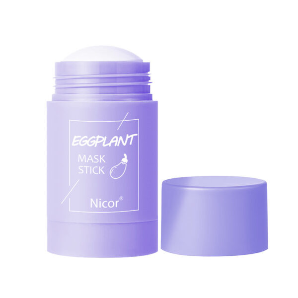 Green Eggplant Face Mask Stick for glowing skin, natural skincare product