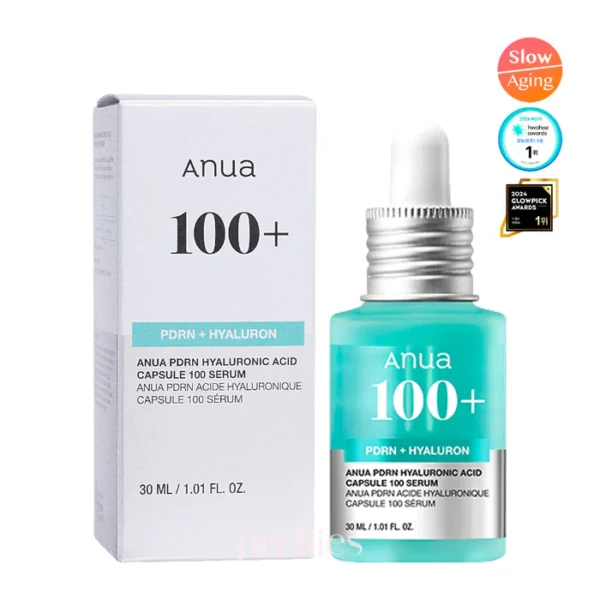 Moisturizing serum with PDRN and hyaluronic capsules