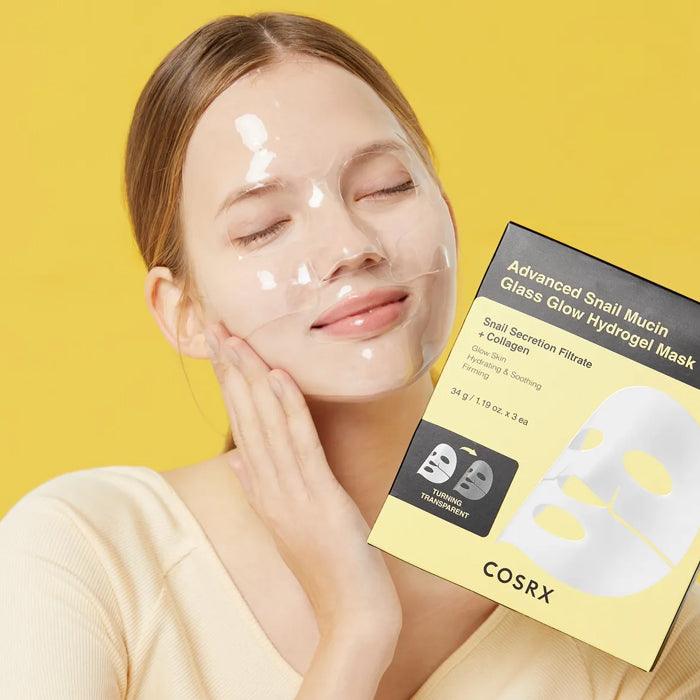 COSRX Snail Glass Glow Hydrogel Mask