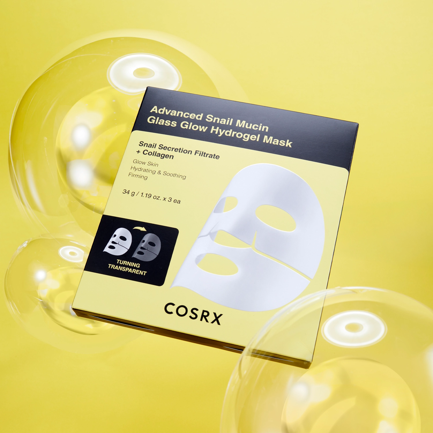 COSRX Snail Glass Glow Hydrogel Mask